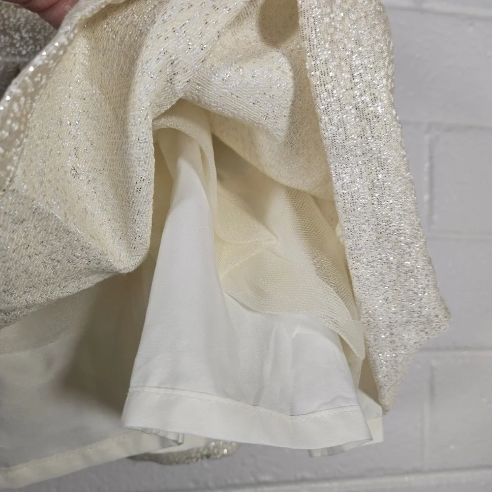 Carter's Gold Metallic Bow‎ Dress Baby Girl 6M Easter Party Special Occasion